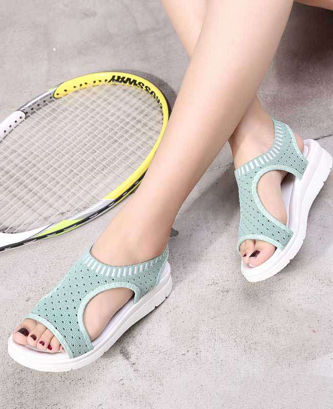 Women Summer White Platform Sandals-11