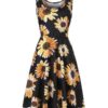 Sleeveless Floral Midi Dress