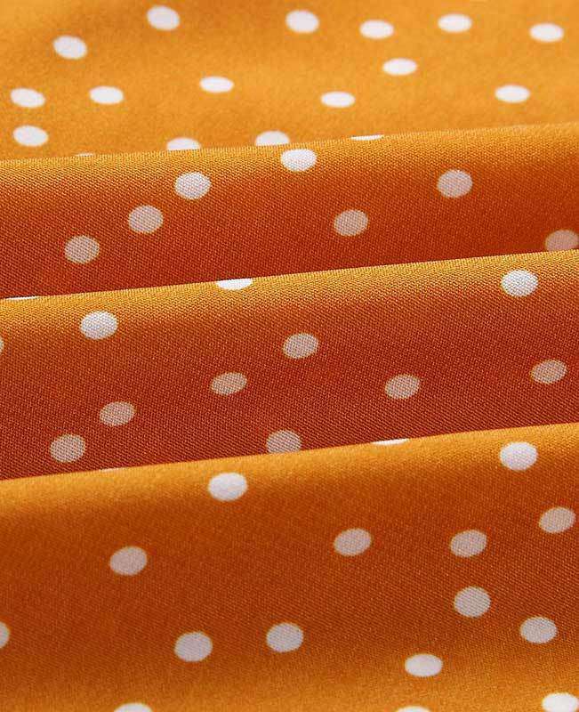 Spaghetti Strap Polka Dot Boho Dress-14