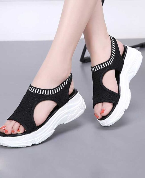 Women Summer White Platform Sandals | Seamido