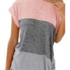 Color Block Womens Shirts