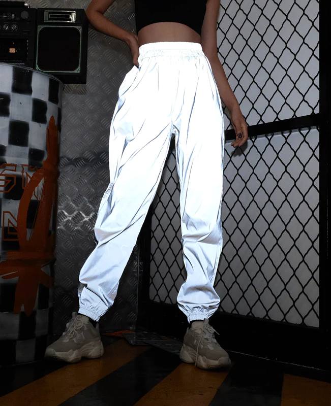 Reflective Cargo Pants Reflective Leggings-2