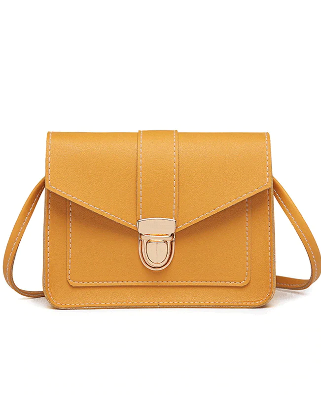 Mini Yellow Crossbody Bag