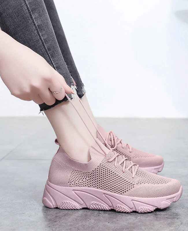 Platform Breathable Mesh Shoes-1
