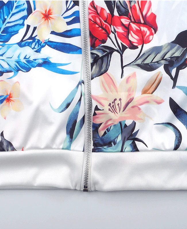 Retro Floral Short Jacket
