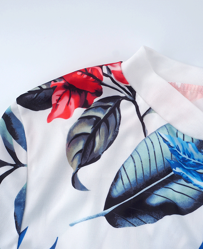 Retro Floral Short Jacket