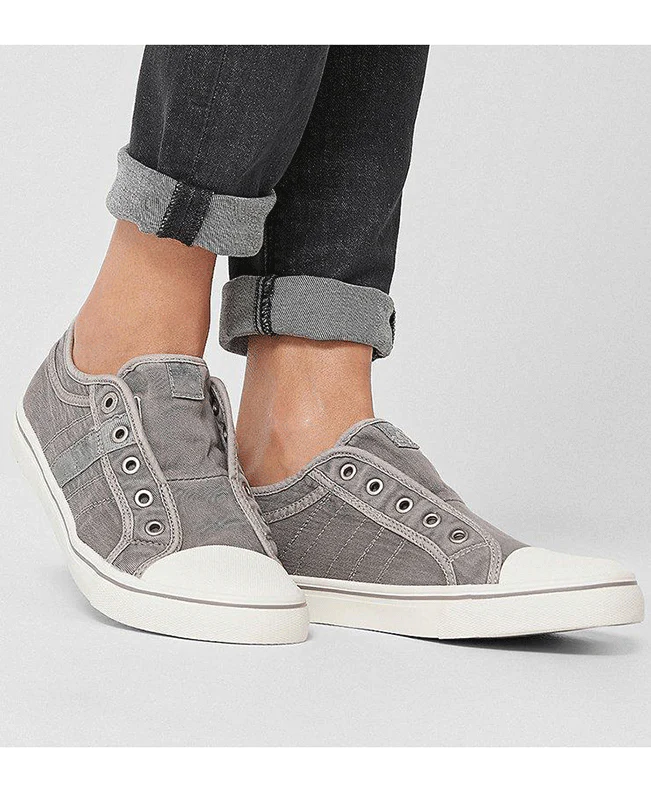 Round Toe Canvas Shoes-2