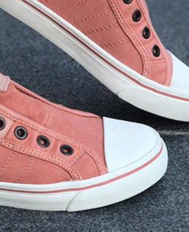 Round Toe Canvas Shoes