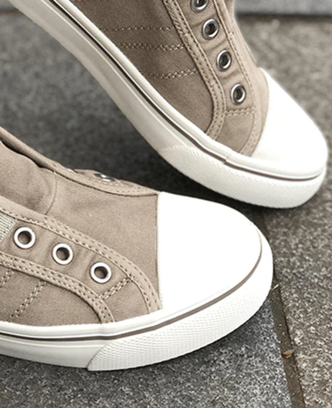 Round Toe Canvas Shoes