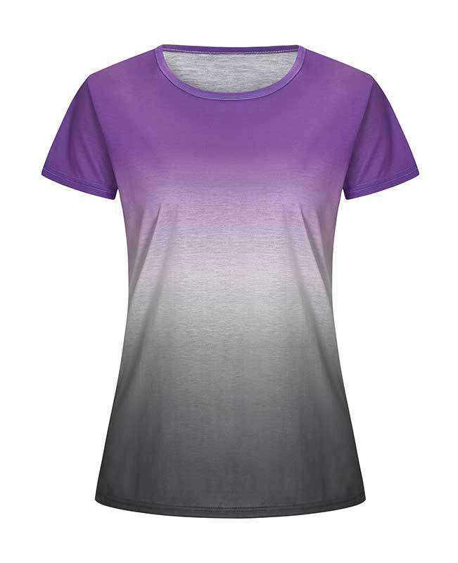 Change Color Round Neck T-shirt
