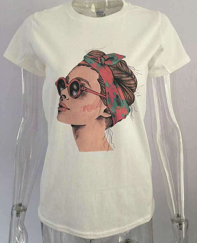 Cool Print Casual T-shirt-4
