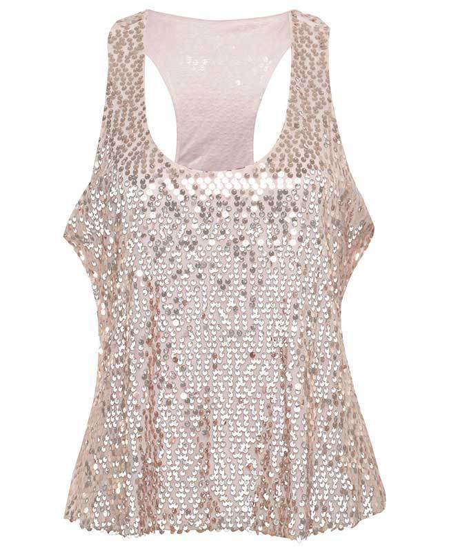 Sexy Shining Sequins Tank Tops-9