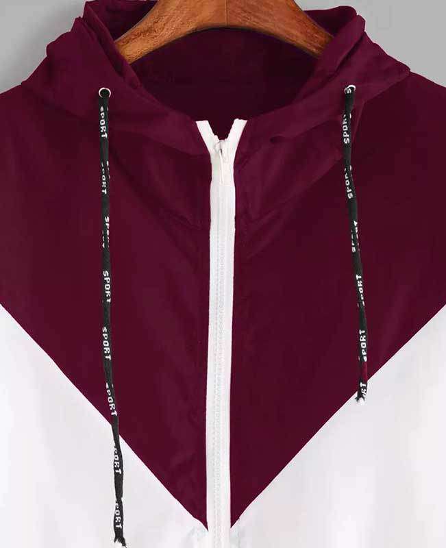 Zipper Pockets Hooded Jacket-11