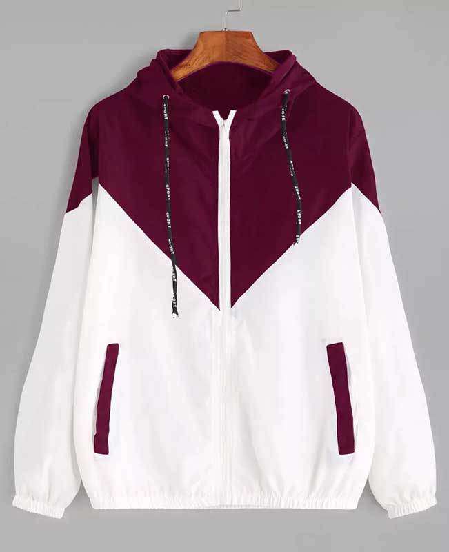 Zipper Pockets Hooded Jacket