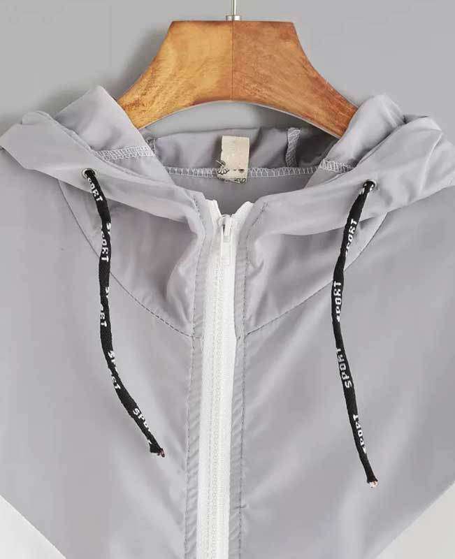 Zipper Pockets Hooded Jacket-10