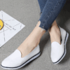 Genuine Leather Ladies Shallow Moccasins-1
