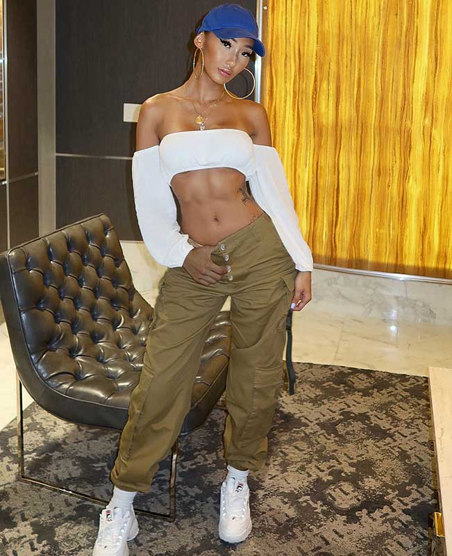 Loose Military Cargo Pants-1
