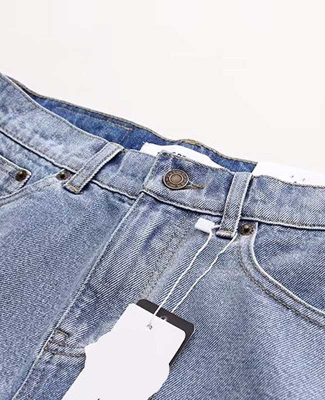 Push Up Ripped Jeans Shorts-11