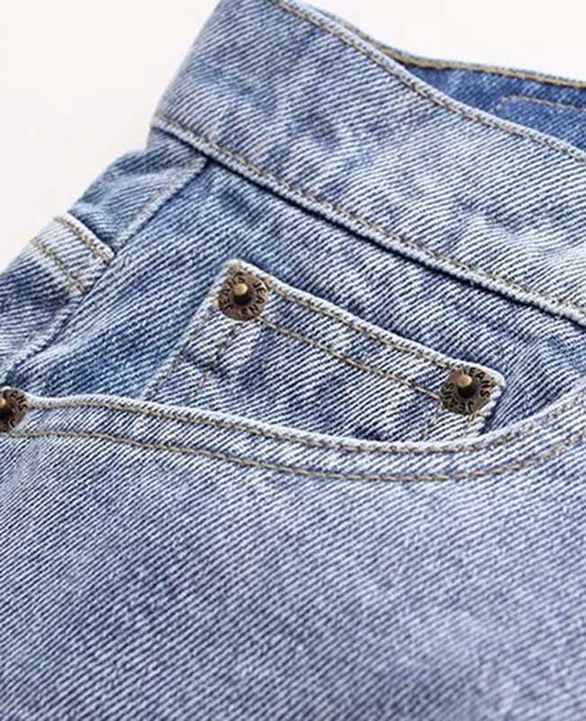 Push Up Ripped Jeans Shorts-7