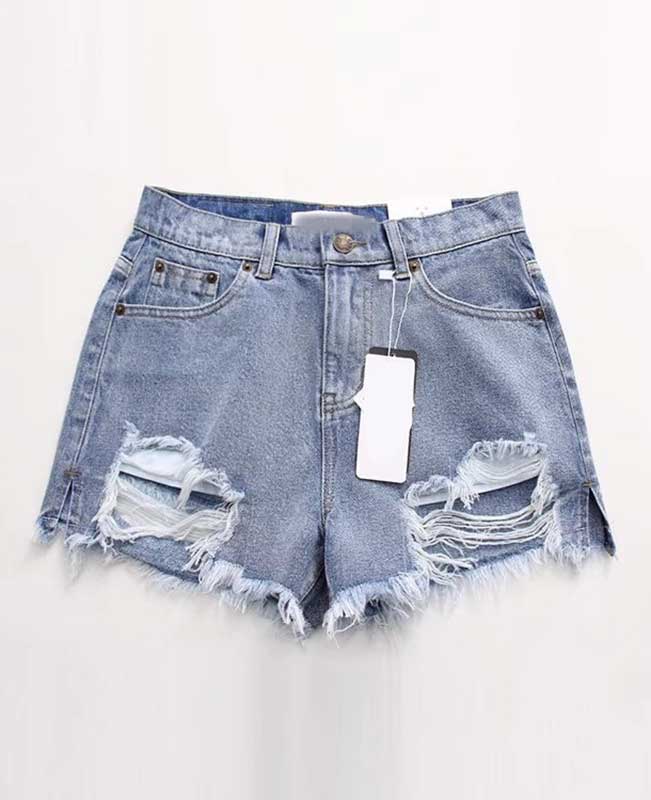 Push Up Ripped Jeans Shorts