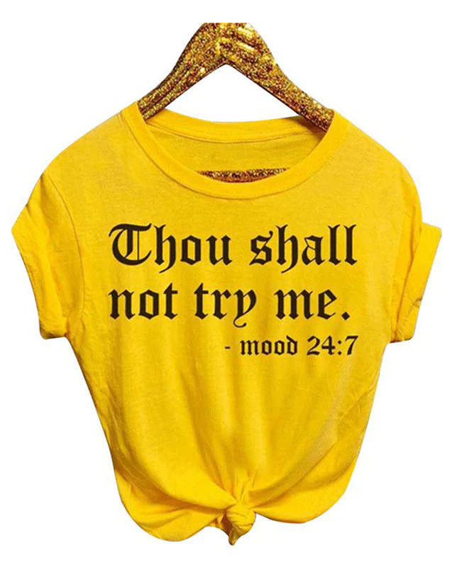 Short-sleeved Printed Causal T-shirt
