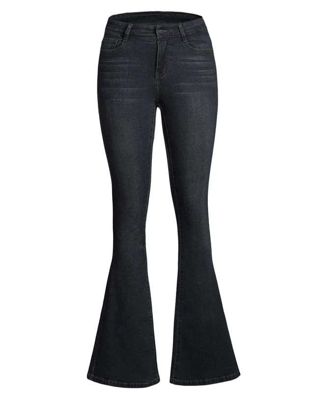 High Waisted Bell Bottom Jeans-10