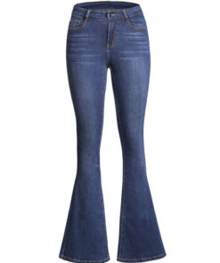 High Waisted Bell Bottom Jeans-9