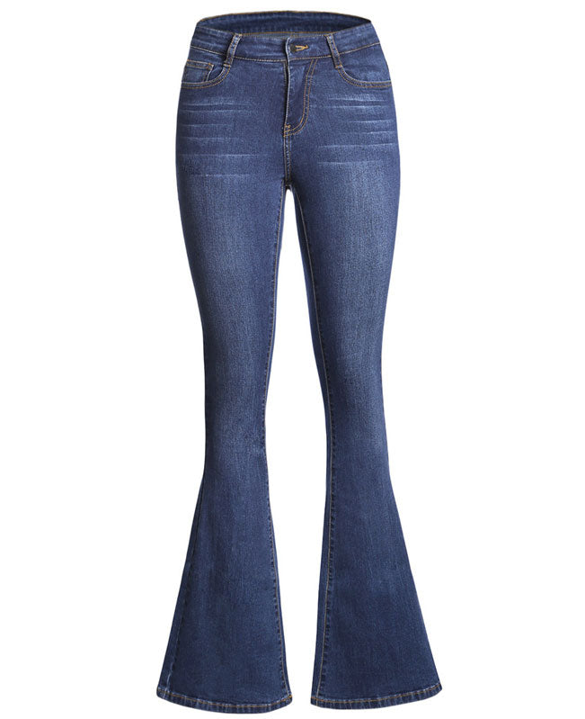 High Waisted Bell Bottom Jeans-9