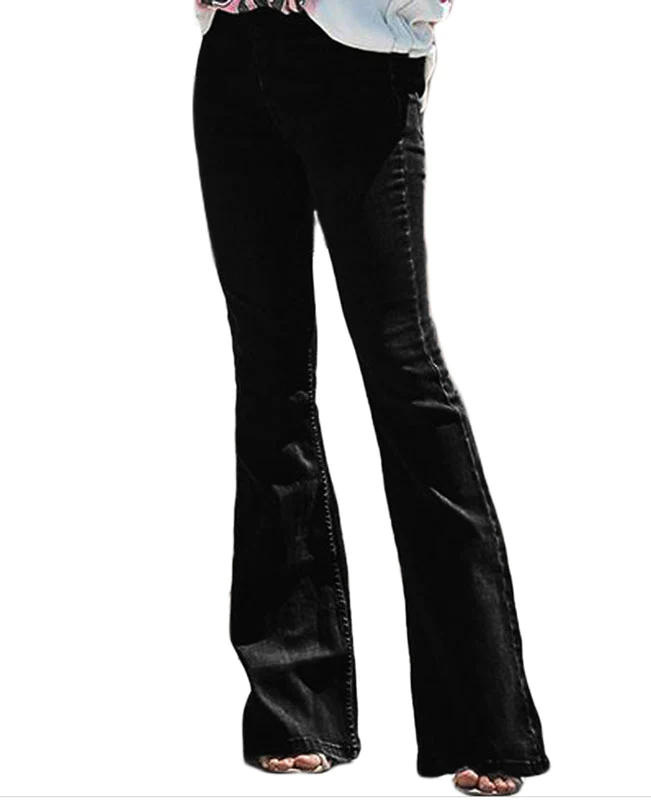 High Waisted Bell Bottom Jeans