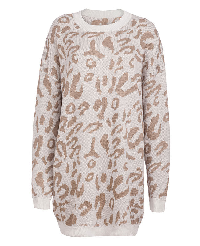 Oversized Leopard Print Sweater-6