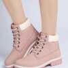 Martin Pink Ankle Boots