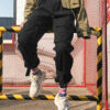 Street Black Cargo Trousers