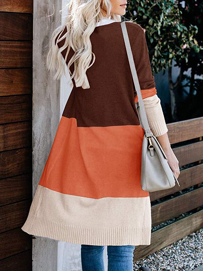 Lightweight Color Block Cardigan-10