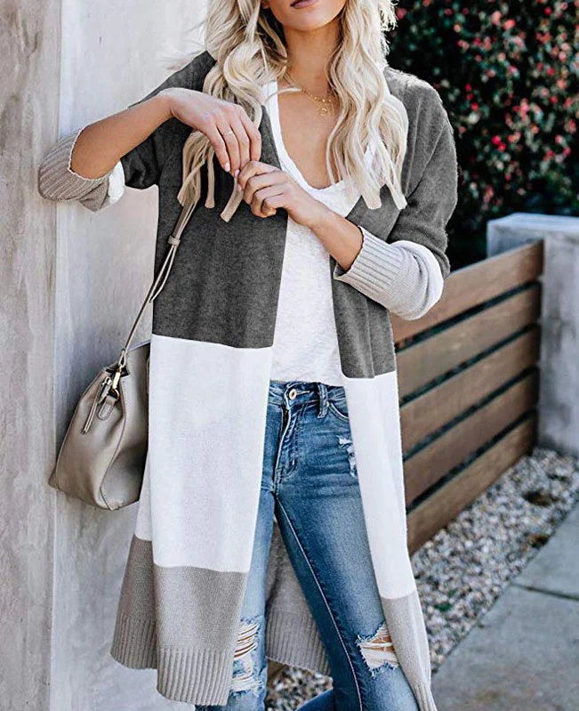 Lightweight Color Block Cardigan-6