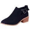 Martins Heeled Buckle Boots
