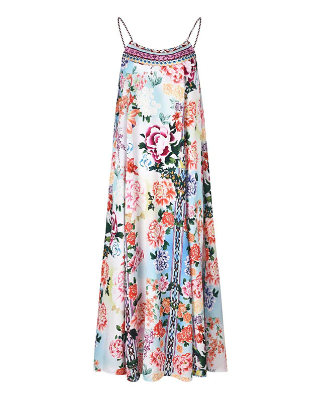 Womens Flowy Boho Maxi Dress-7