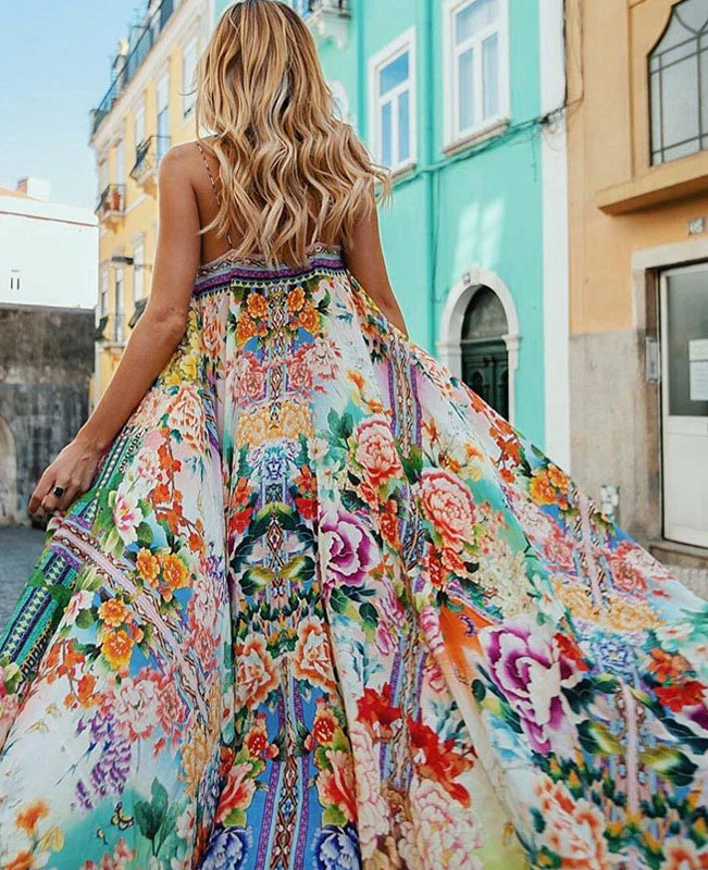 flowy boho dress