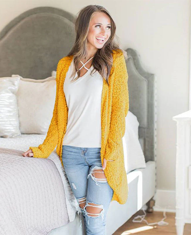 Soft Chunky Sweater Cardigan