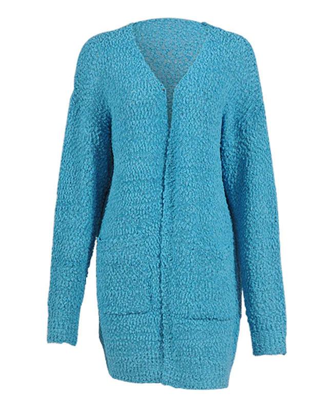 Soft Chunky Sweater Cardigan-11