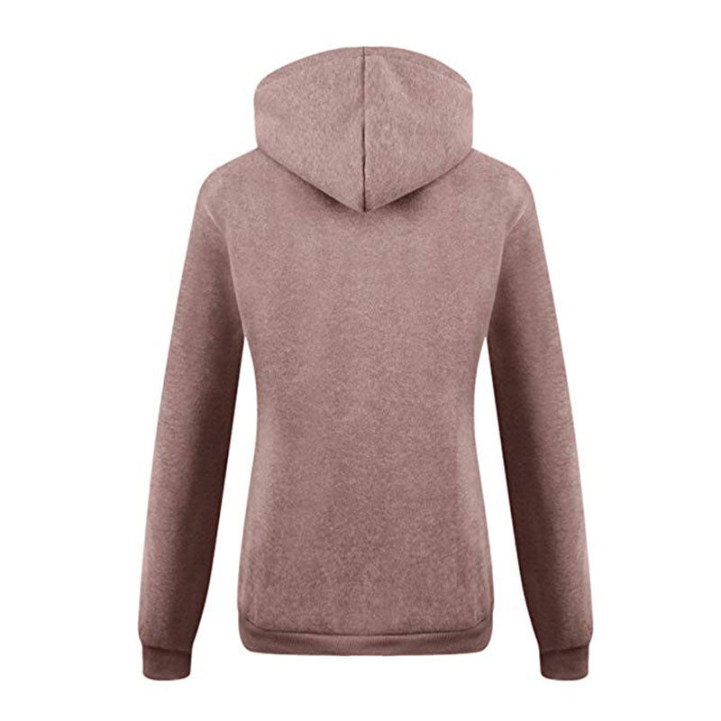 Casual Long Sleeve Side Zipper Hoodies-11