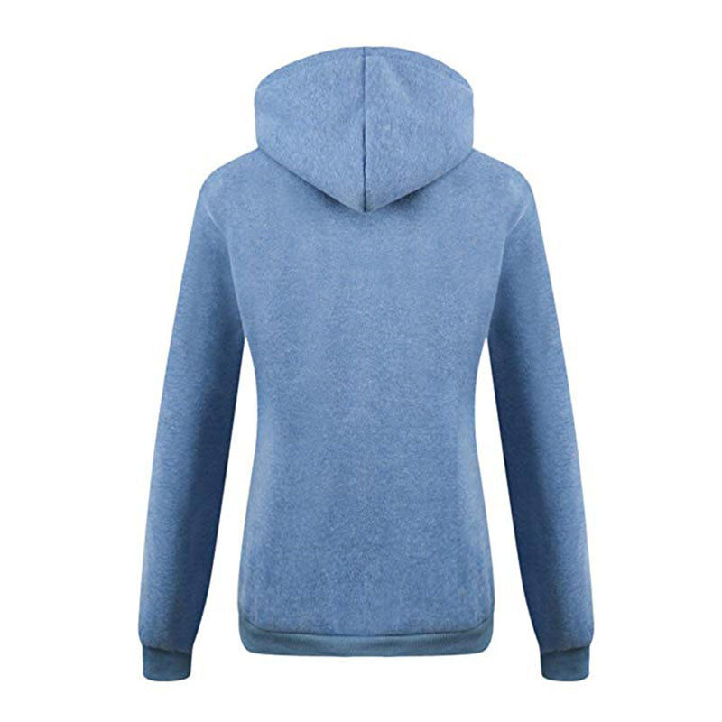 Casual Long Sleeve Side Zipper Hoodies-10