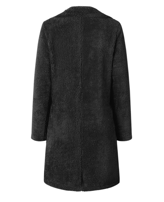Long Faux Fur Coat Womens-9