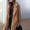 Long Faux Fur Coat Womens