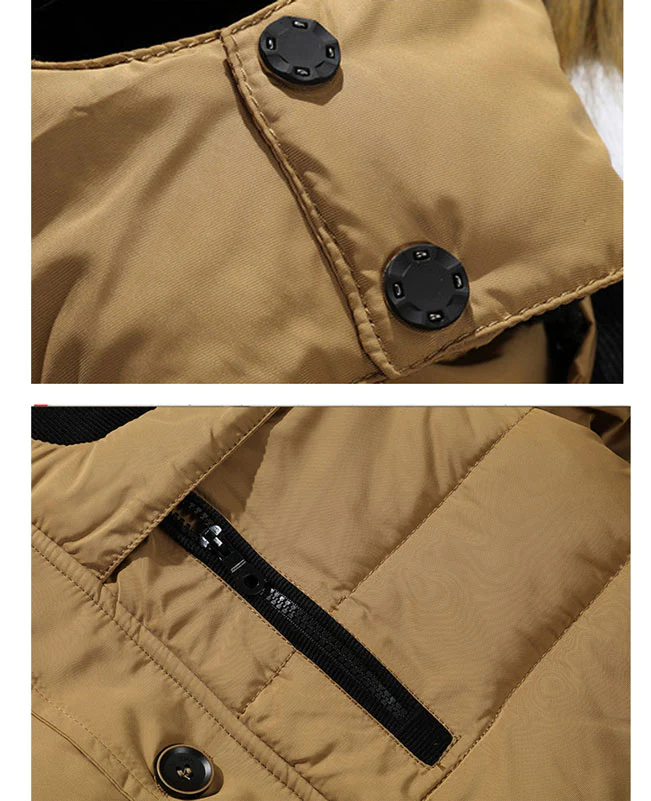 Men Warm Down Padded Jacket-5