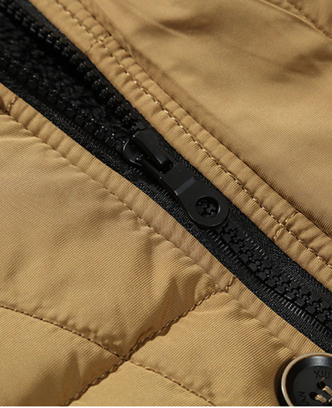 Men Warm Down Padded Jacket-6