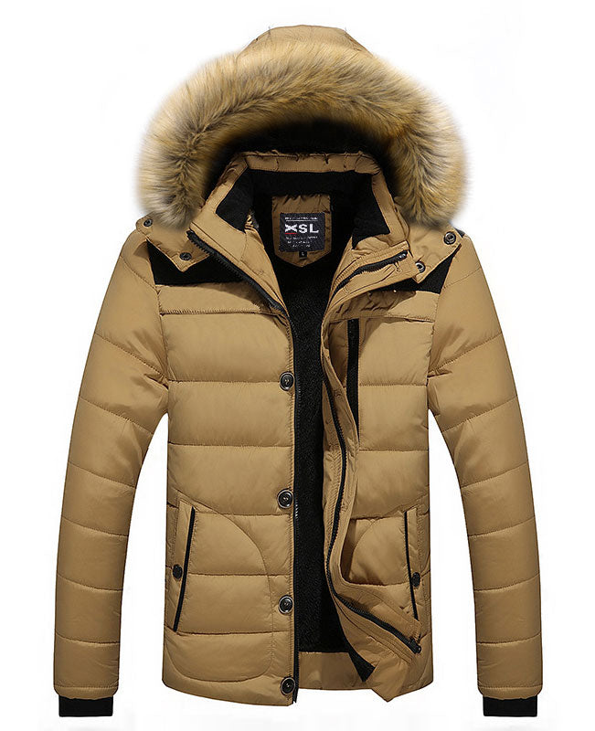 Men Warm Down Padded Jacket
