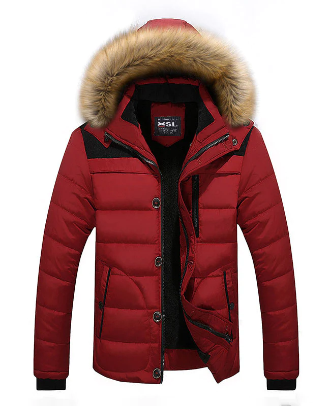 Men Warm Down Padded Jacket