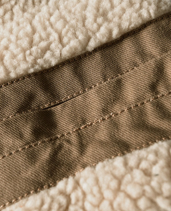 Men's Winter Coat with Fur Hood-7