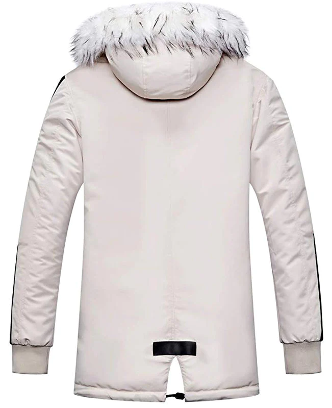 Warm Padded Mens Down Parka-5