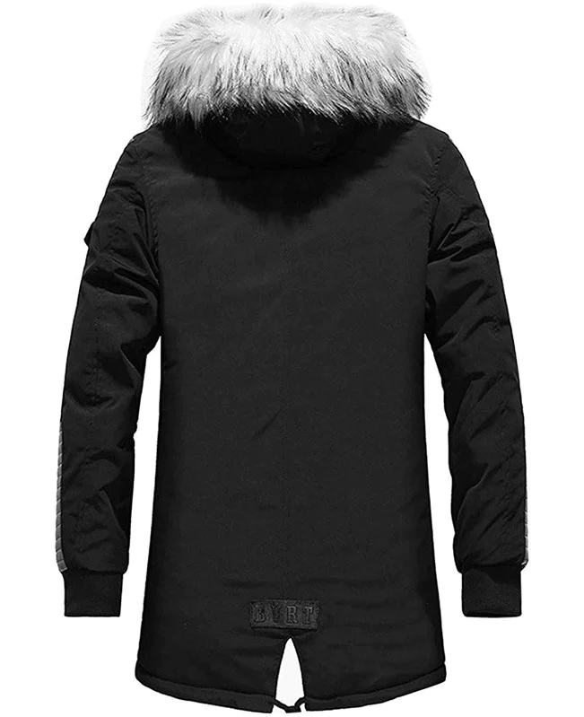 Warm Padded Mens Down Parka-6